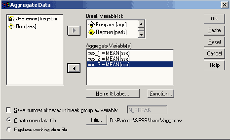   Aggregate Data