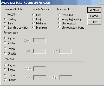   Aggregate Data: Aggregate Function