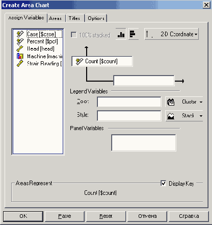   Create Area Chart (   )